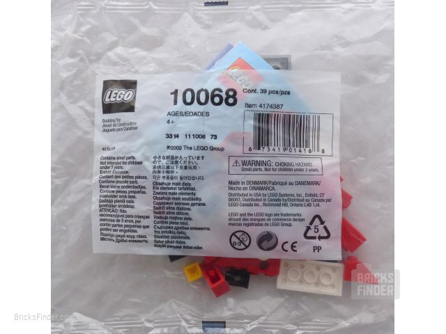 LEGO 10068 Santa (Polybag) Box