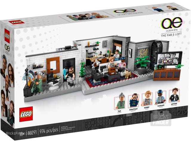 LEGO 10291 Queer Eye – The Fab 5 Loft Box