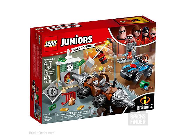 LEGO 10760 Underminer's Bank Heist Box