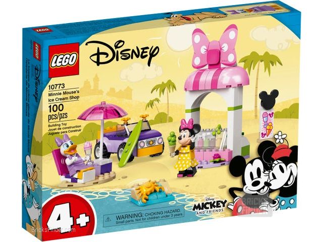 LEGO 10773 Minnie Mouse's Ice Cream Shop Box