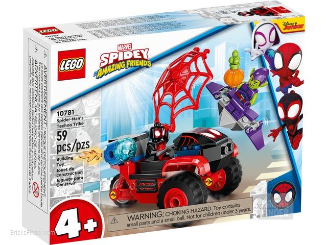LEGO 10781 Miles Morales: Spider-Man’s Techno Trike Box