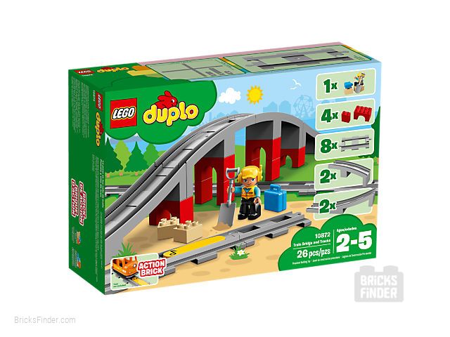 LEGO 10872 Train Bridge and Tracks Box