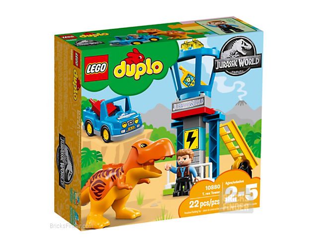 LEGO 10880 T. rex Tower Box
