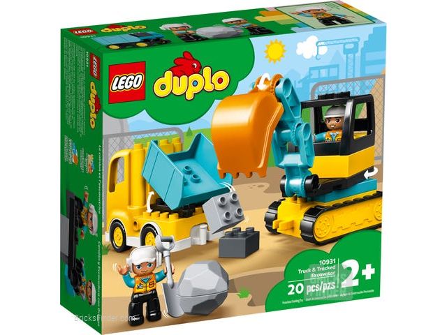 LEGO 10931 Truck & Tracked Excavator Box