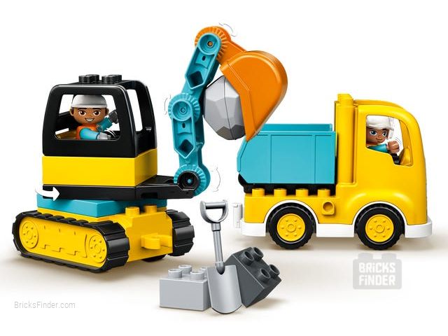 LEGO 10931 Truck & Tracked Excavator Image 1