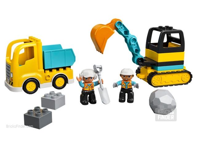 LEGO 10931 Truck & Tracked Excavator Image 2
