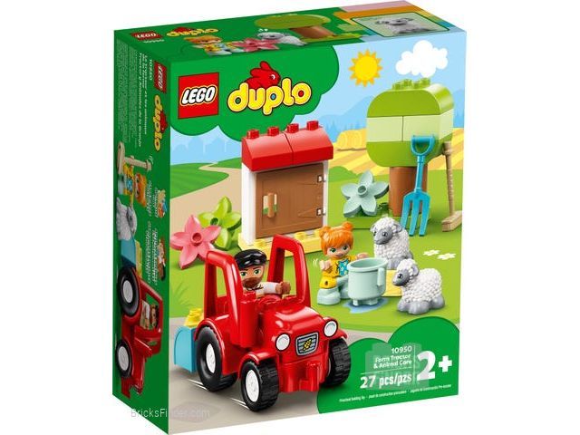LEGO 10950 Farm Tractor & Animal Care Box