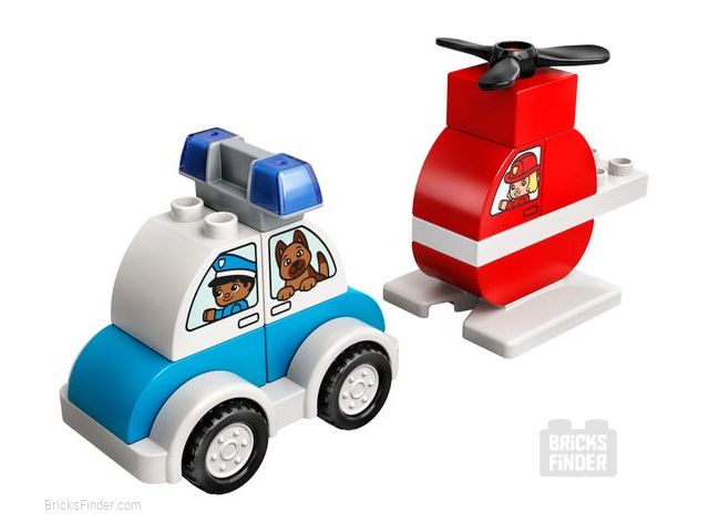 LEGO 10957 Fire Helicopter & Police Car Image 1