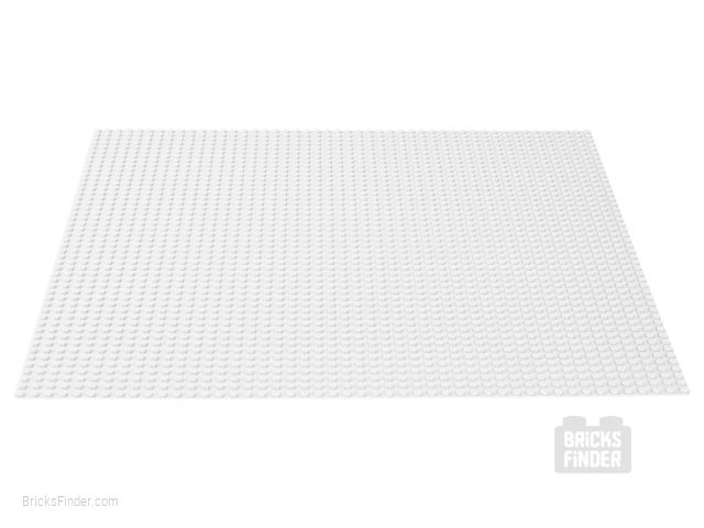 LEGO 11010 White baseplate Image 1
