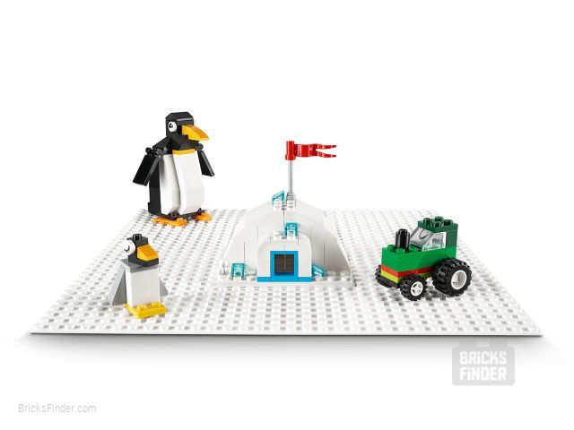 LEGO 11010 White baseplate Image 2