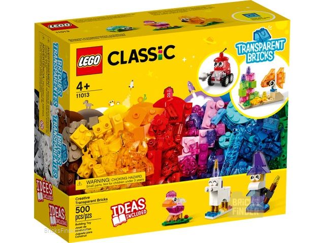 LEGO 11013 Creative Transparent Bricks Box