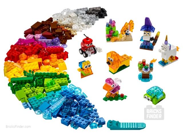 LEGO 11013 Creative Transparent Bricks Image 1
