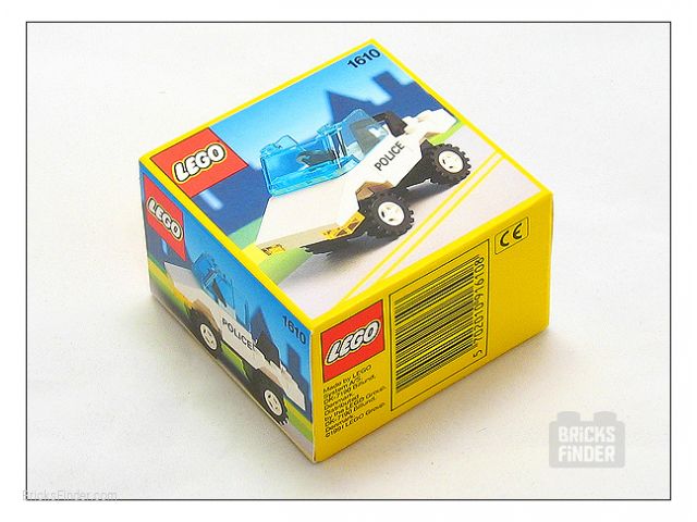 LEGO 1610 Police Car Box