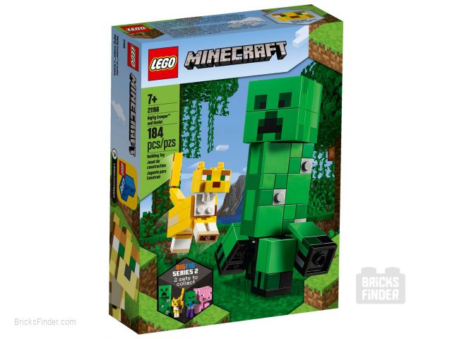 LEGO 21156 BigFig Creeper and Ocelot Box