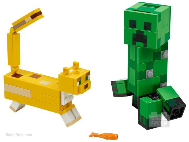 LEGO 21156 BigFig Creeper and Ocelot Image 1