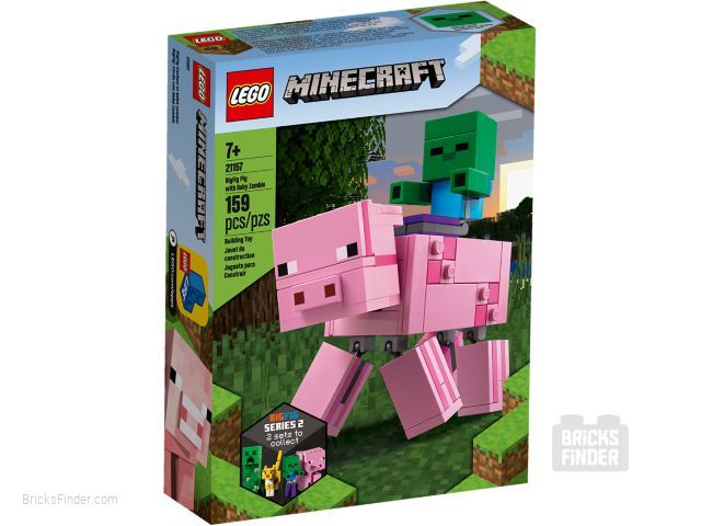 LEGO 21157 BigFig Pig with Baby Zombie Box