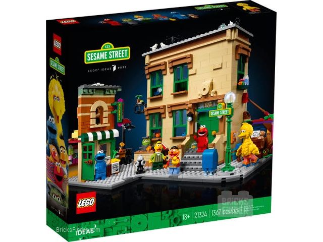 LEGO 21324 123 Sesame Street Box