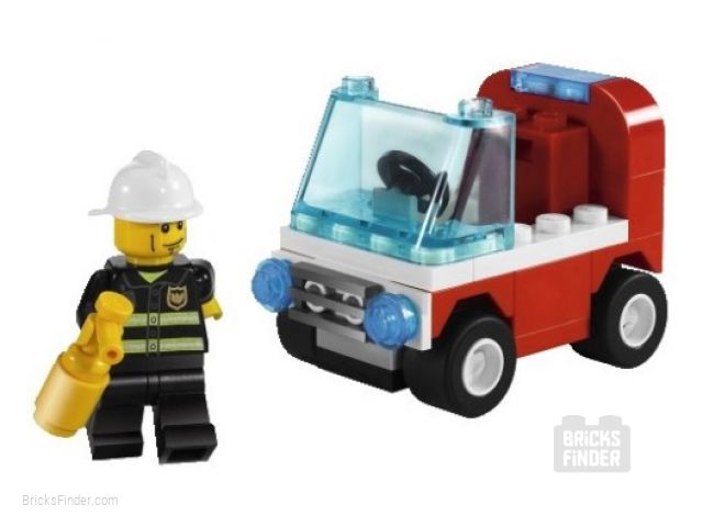 LEGO 30001 Fireman's Car (Polybag) Image 1