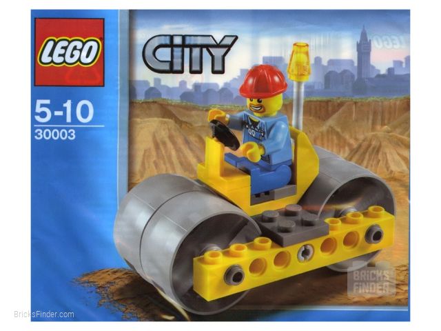 LEGO 30003 Road Roller (Polybag) Box