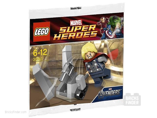 LEGO 30163 Thor and the Cosmic Cube (Polybag) Box