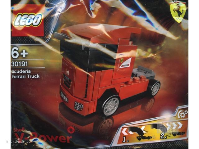 LEGO 30191 Scuderia Ferrari Truck (Polybag) Box