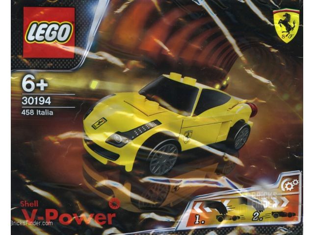 LEGO 30194 Ferrari 458 Italia (Polybag) Box