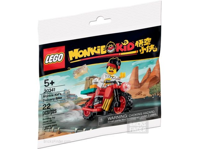 LEGO 30341 Monkie Kid's Delivery Bike (Polybag) Box