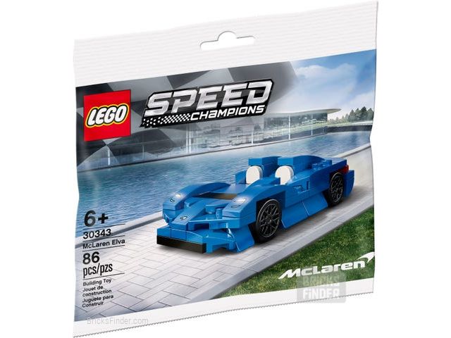 LEGO 30343 McLaren Elva (Polybag) Box