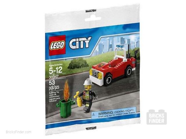 LEGO 30347 Fire Car (Polybag) Box
