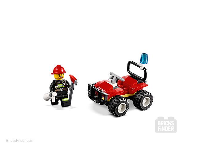 LEGO 30361 Fire ATV (Polybag) Image 2
