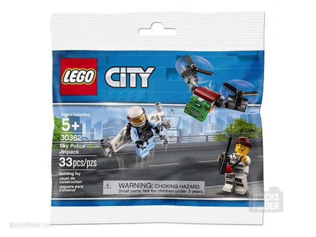 LEGO 30362 Sky Police Jetpack (Polybag) Box