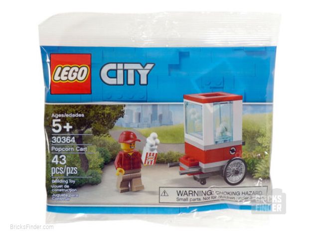 LEGO 30364 Popcorn Cart (Polybag) Box