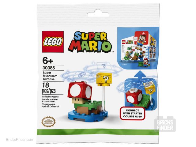 LEGO 30385 Super Mushroom Surprise (Polybag) Box