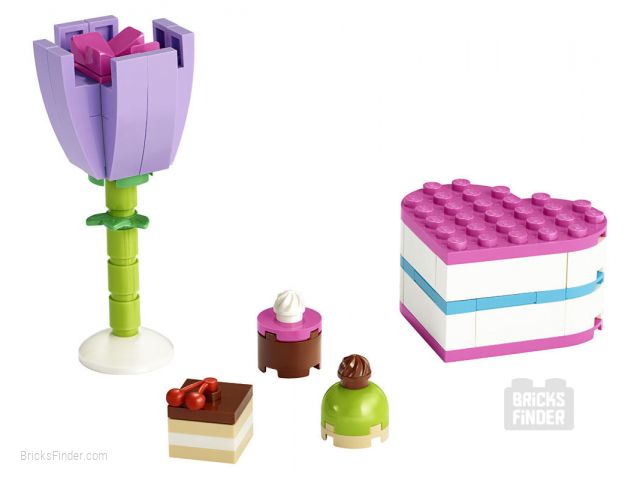 LEGO 30411 Chocolate Box & Flower (Polybag) Image 1
