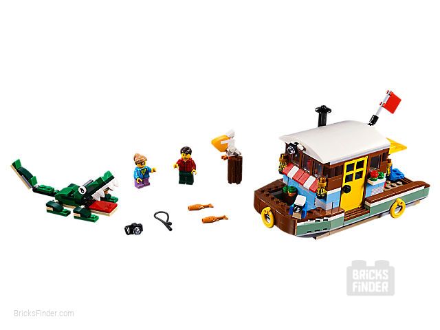 LEGO 31093 Riverside Houseboat Image 1