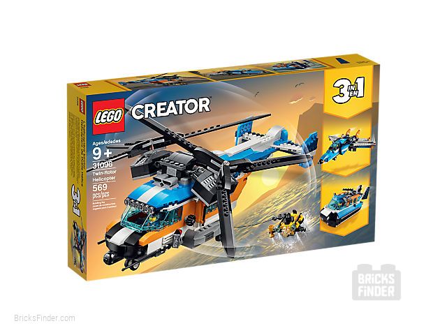 LEGO 31096 Twin-Rotor Helicopter Box