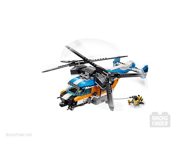 LEGO 31096 Twin-Rotor Helicopter Image 2
