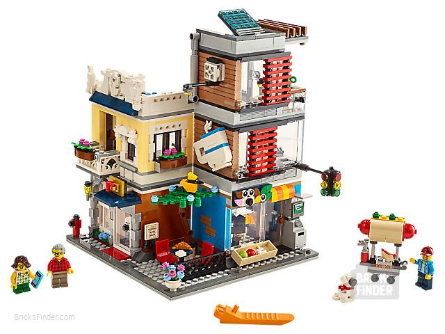 LEGO 31097 Townhouse Pet Shop & Cafe Image 1