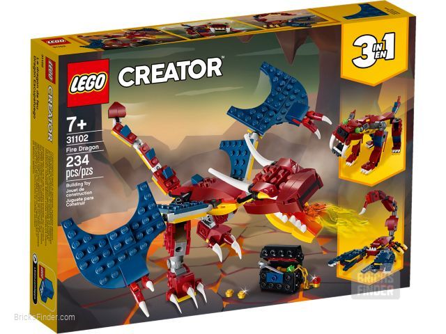 LEGO 31102 Fire Dragon Box