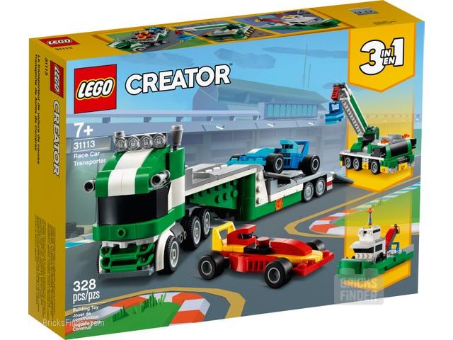 LEGO 31113 Race Car Transporter Box