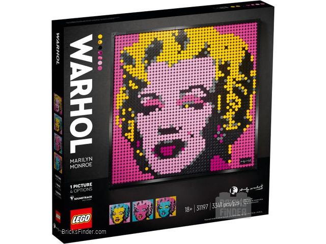 LEGO 31197 Andy Warhol's Marilyn Monroe Box