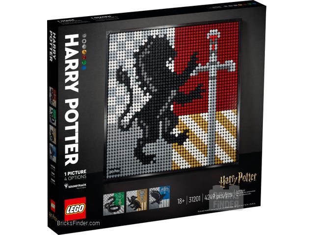 LEGO 31201 Harry Potter Hogwarts Crests Box