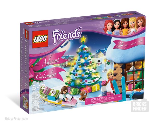 LEGO 3316 Friends Advent Calendar 2013 Box