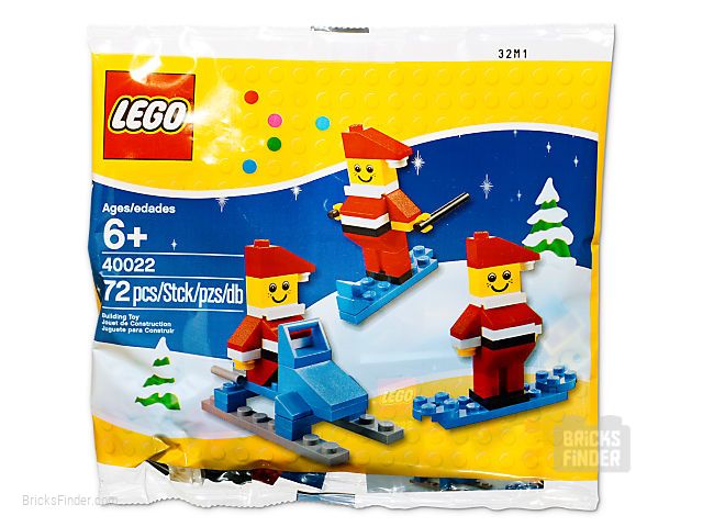 LEGO 40022 Mini Santa Set (Polybag) Box