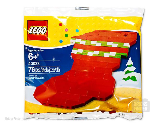 LEGO 40023 Holiday Stocking (Polybag) Box