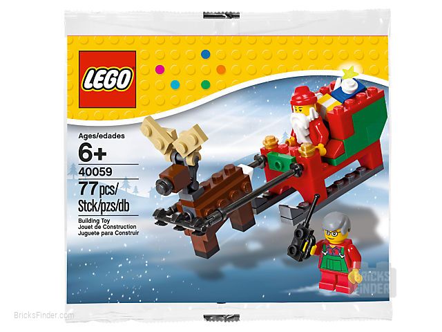 LEGO 40059 Santa's Sleigh (Polybag) Box