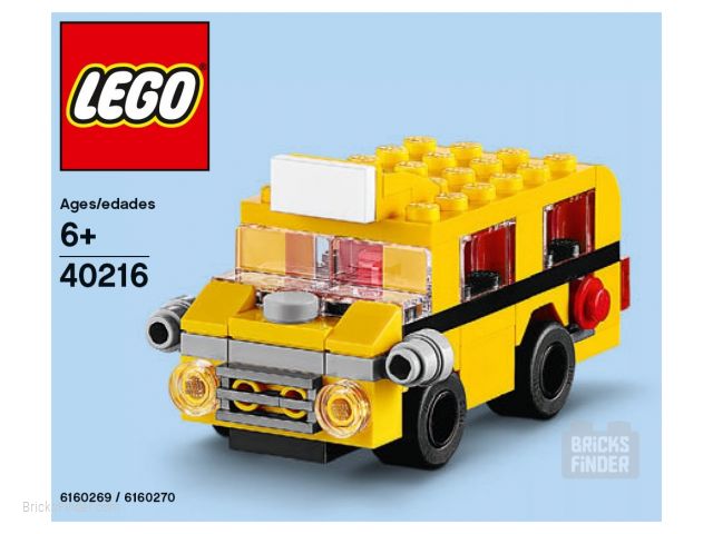 LEGO 40216 School Bus (Polybag) Box