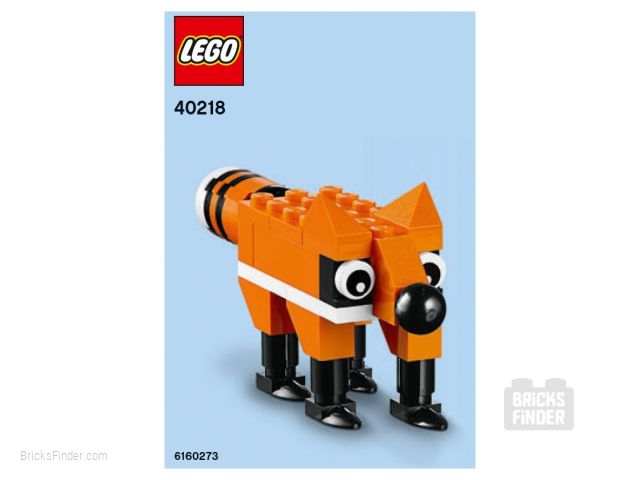 LEGO 40218 Fox (Polybag) Box