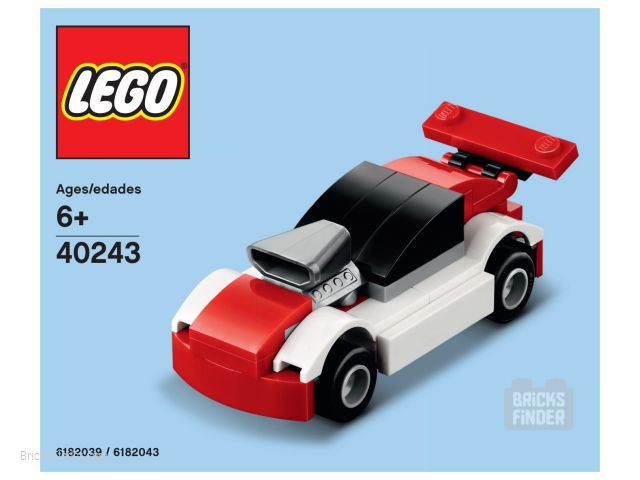 LEGO 40243 Race Car (Polybag) Box