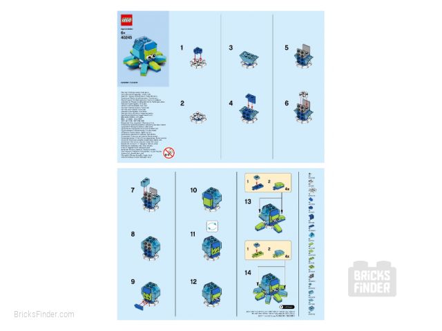 LEGO 40245 Octopus (Polybag) Box